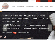 Tablet Screenshot of cookgirl.com
